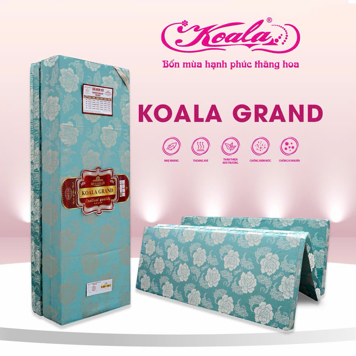 Đệm Bông Gấp 3M Gấm NK 200*220cm