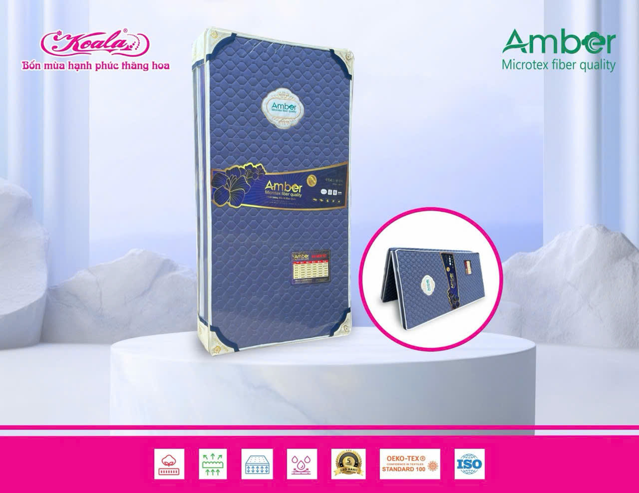 Đệm Chống Thoái Hóa 2M AMBER 150*190cm