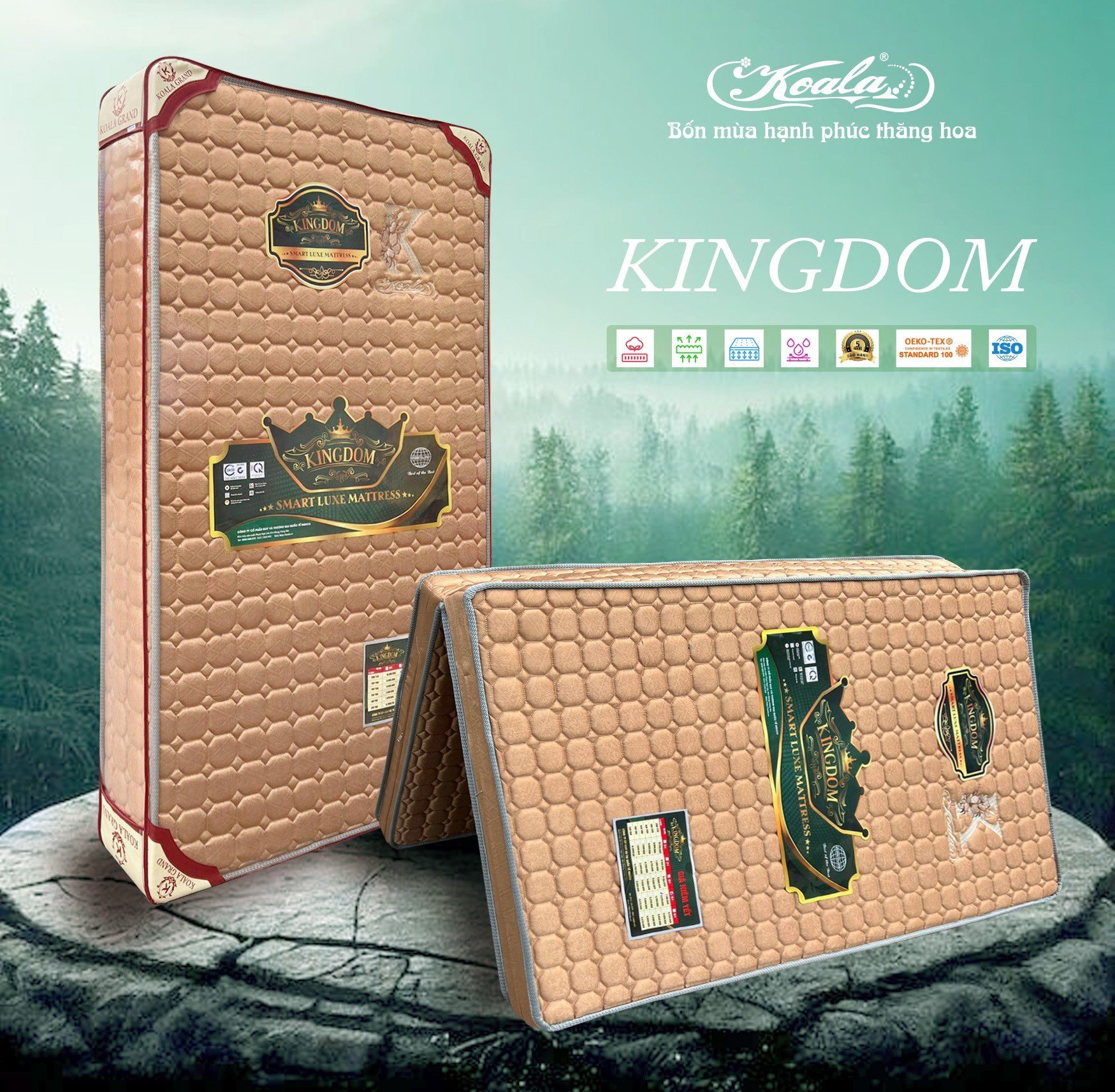 Đệm Chống Thoái Hóa 2M KINGDOM 120*190cm