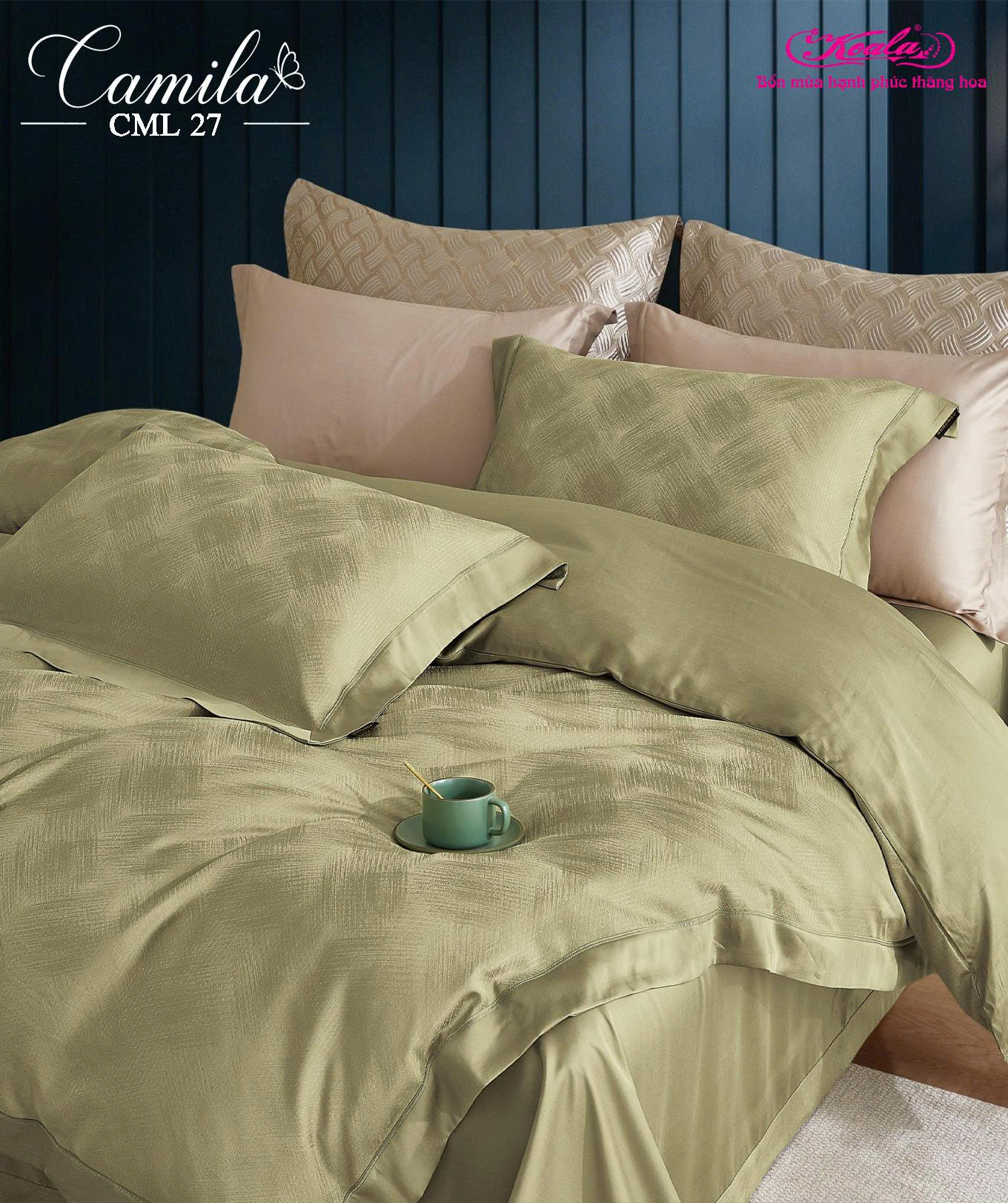 Bộ chăn ga gối Camila CML 27