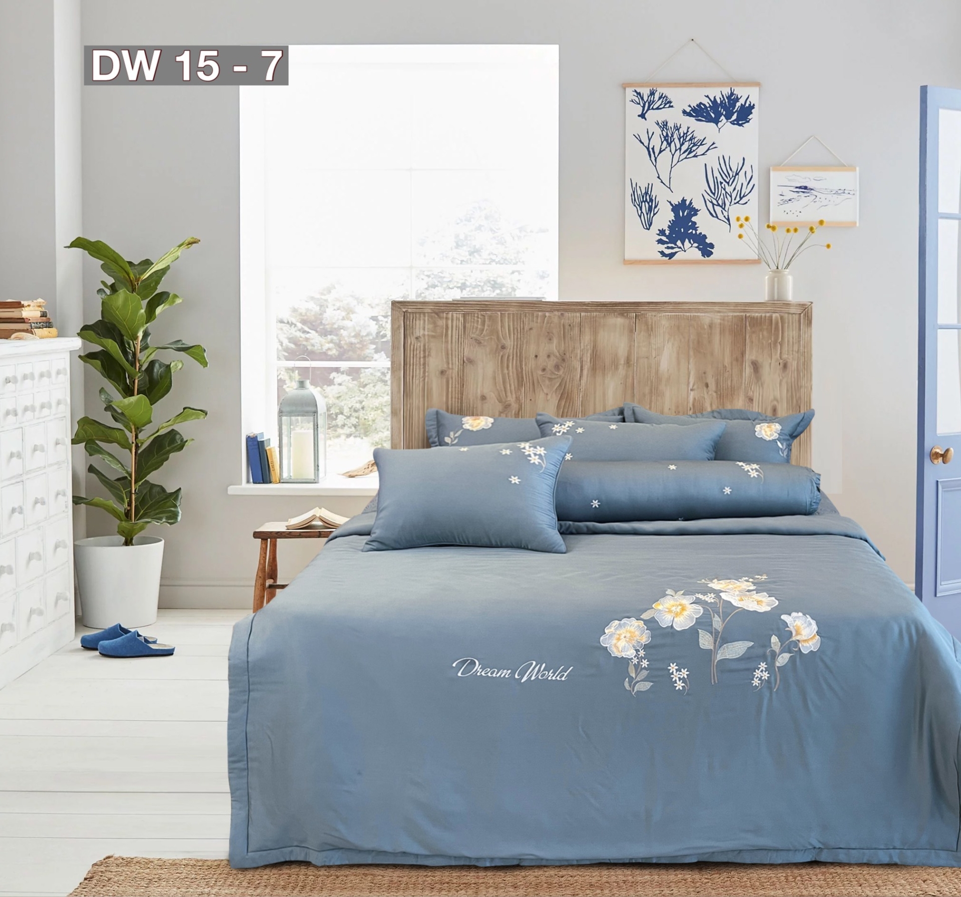 Bộ Chăn Ga Gối Dream World DW 15-7