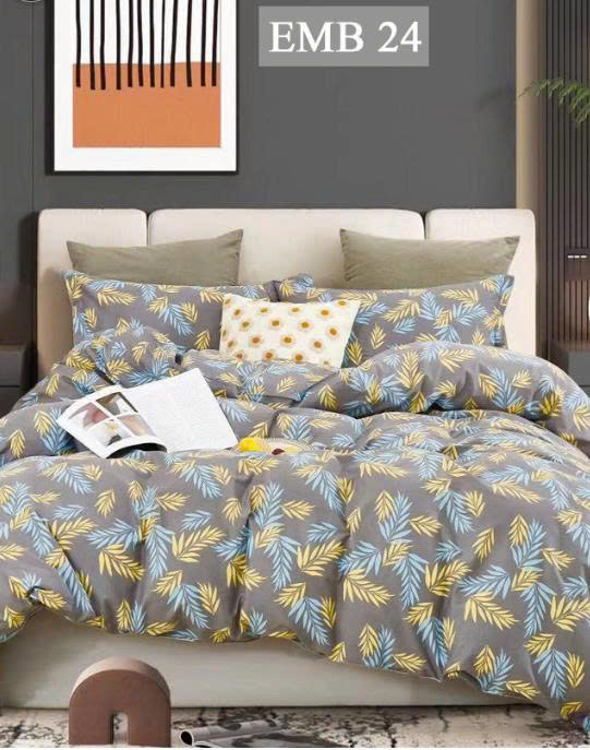 Bộ Chăn Ga Gối EMB 24