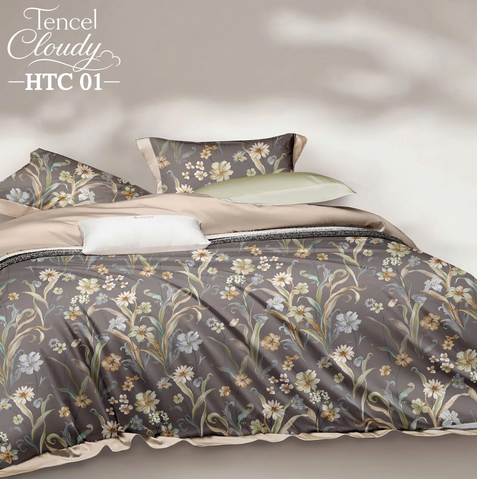 Bộ chăn ga gối HTC 01