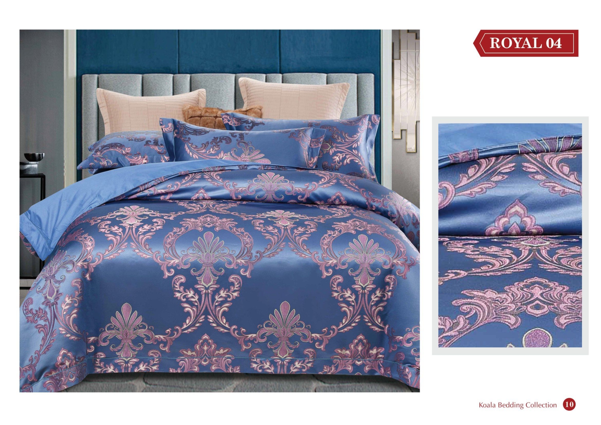 Bộ chăn ga gối Koala Royal 04