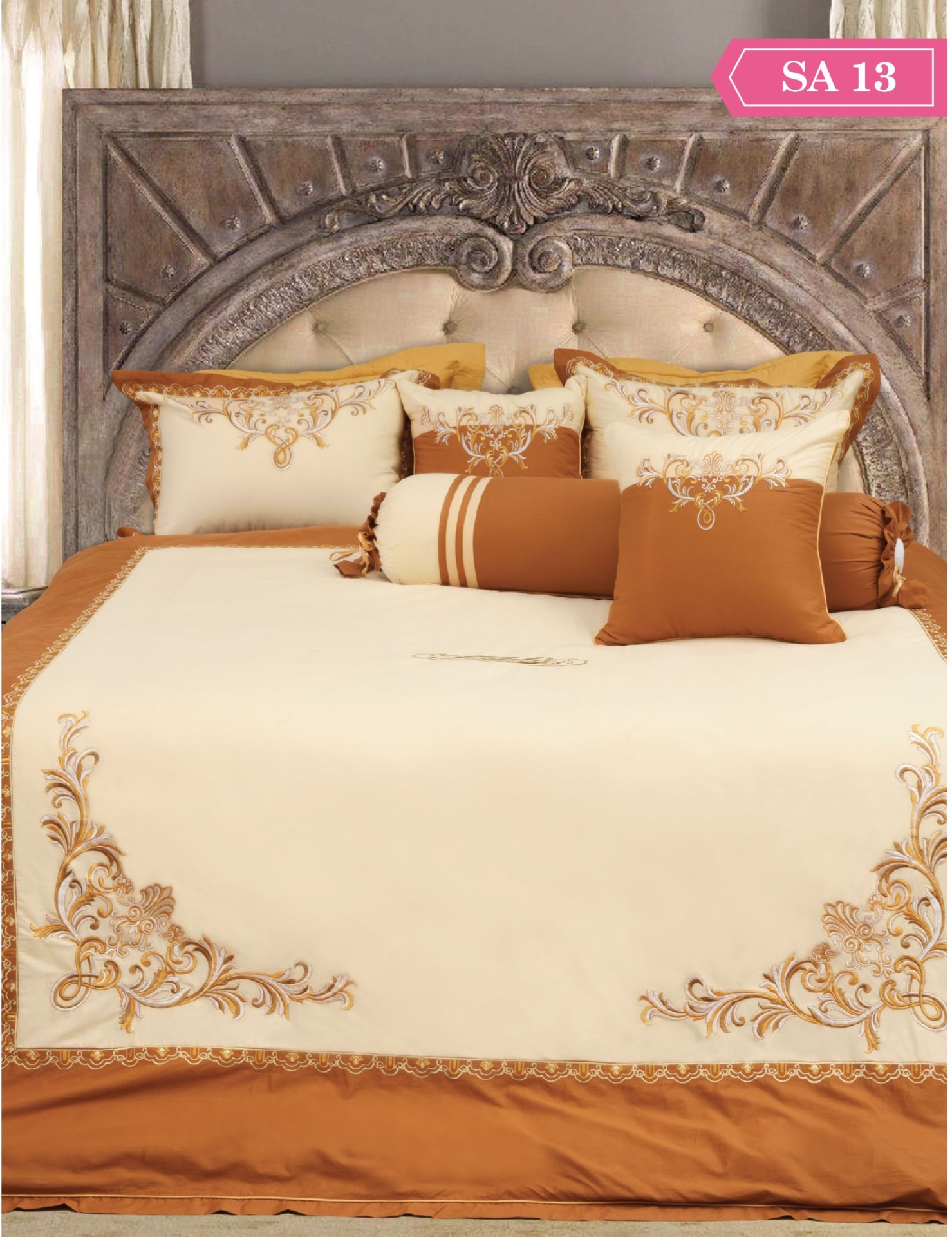 Bộ Chăn Ga Gối Solid SA 13