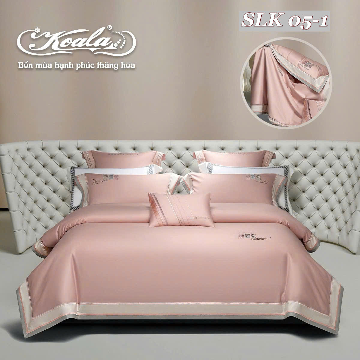 Bộ chăn ga gối SLK 05-1