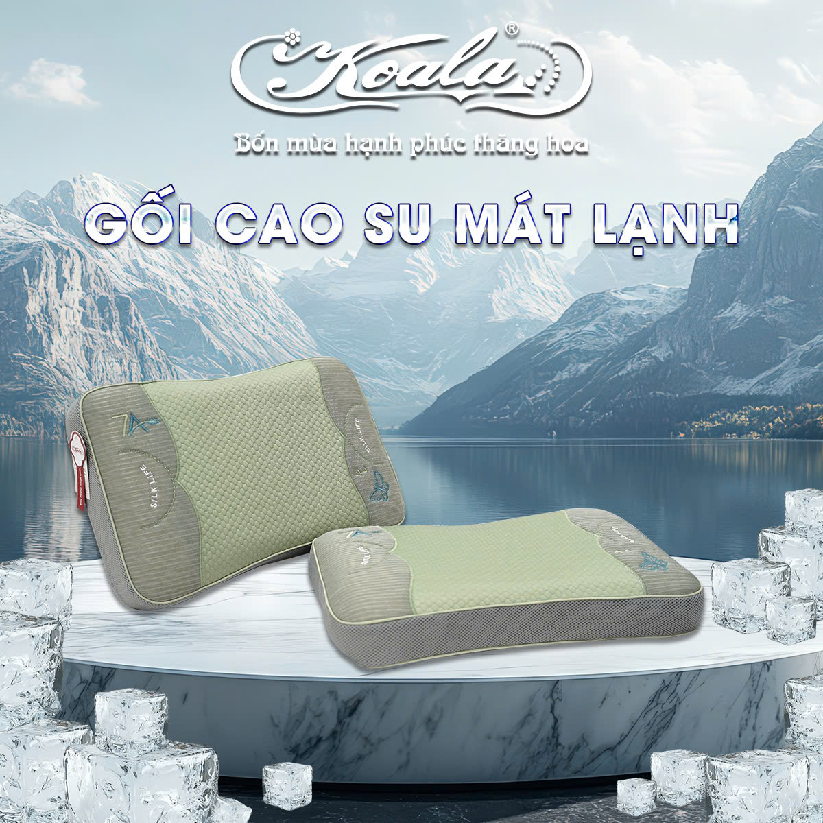 Gối cao su thiên nhiên