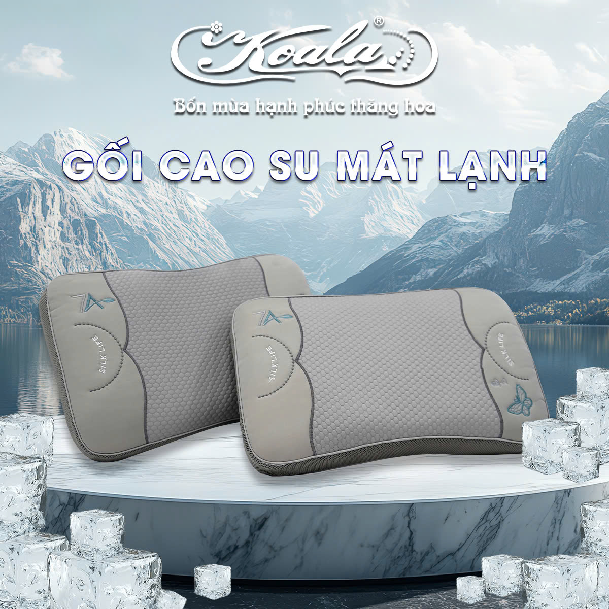 Gối cao su thiên nhiên