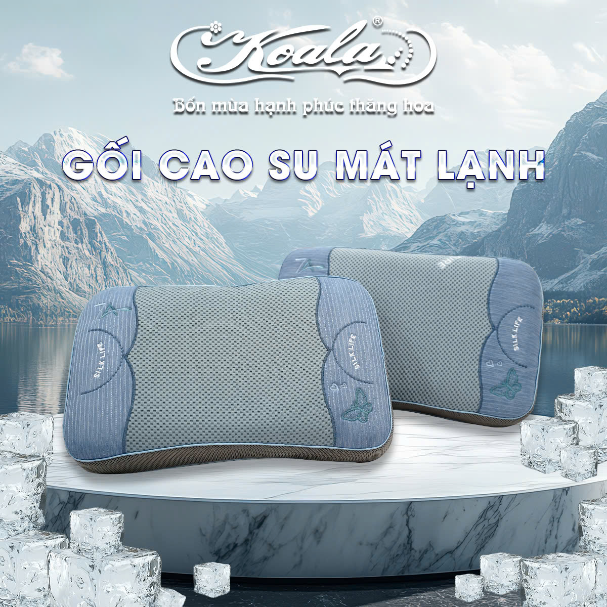 Gối cao su thiên nhiên