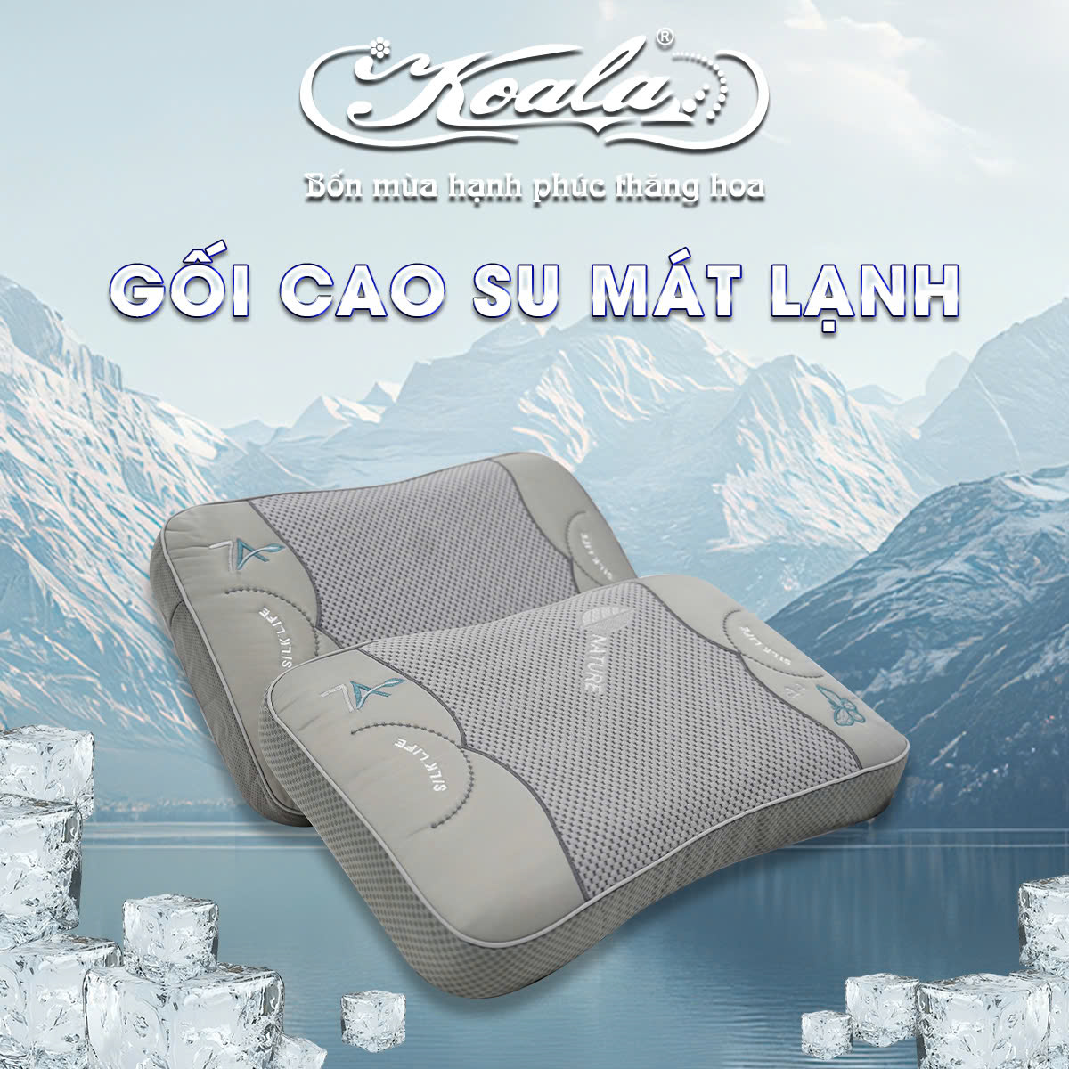 Gối cao su thiên nhiên