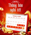 THÔNG BÁO LỊCH NGHỈ TẾT NGUYÊN ĐÁN 2026