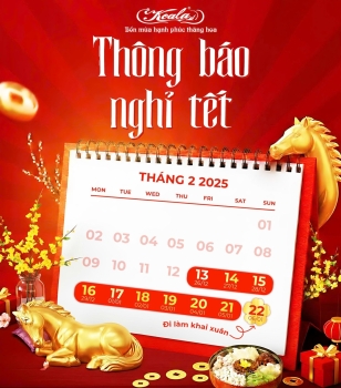 THÔNG BÁO LỊCH NGHỈ TẾT NGUYÊN ĐÁN 2026