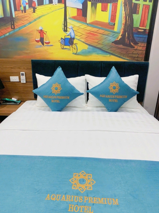 Bộ chăn ga khách sạn Aquarius Premium Hotel