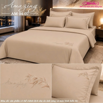 Bộ chăn ga gối Amazing AM 04-07