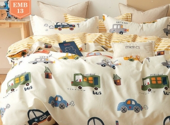 Bộ Chăn Ga Gối EMB 13