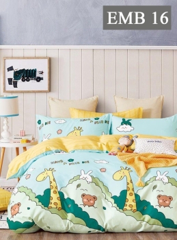 Bộ Chăn Ga Gối EMB 16