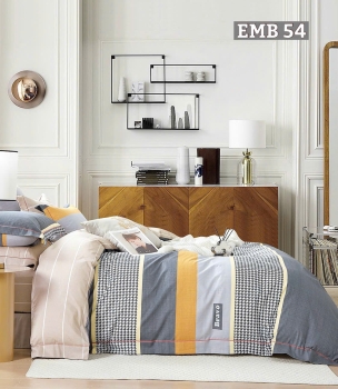 Bộ Chăn Ga Gối EMB 54
