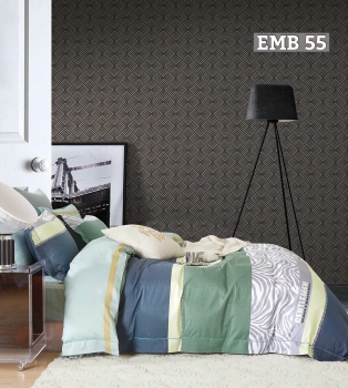 Bộ Chăn Ga Gối EMB 55