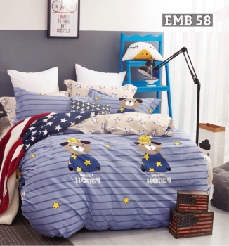 Bộ Chăn Ga Gối EMB 58