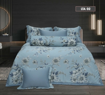 Bộ Chăn Ga Gối Lụa thái A (LTA) 02