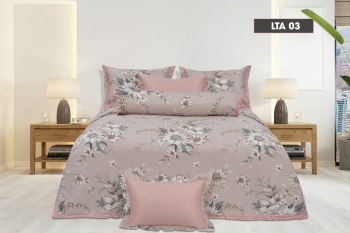 Bộ Chăn Ga Gối Lụa thái A (LTA) 03