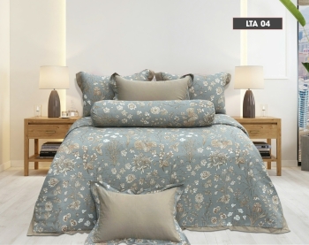 Bộ Chăn Ga Gối Lụa thái A (LTA) 04